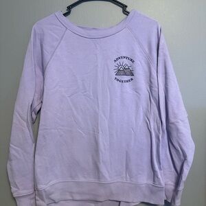 Lavender Adventure Together Sweatshirt